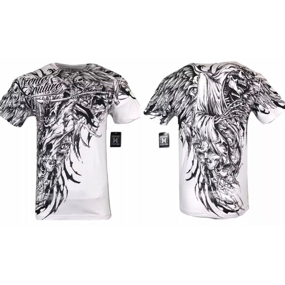 XTREME COUTURE by AFFLICTION Men T-Shirt SORROW - Picture 3 of 8